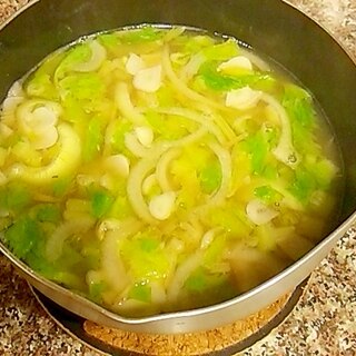 玉ねぎとセロリの味噌ご飯スープ